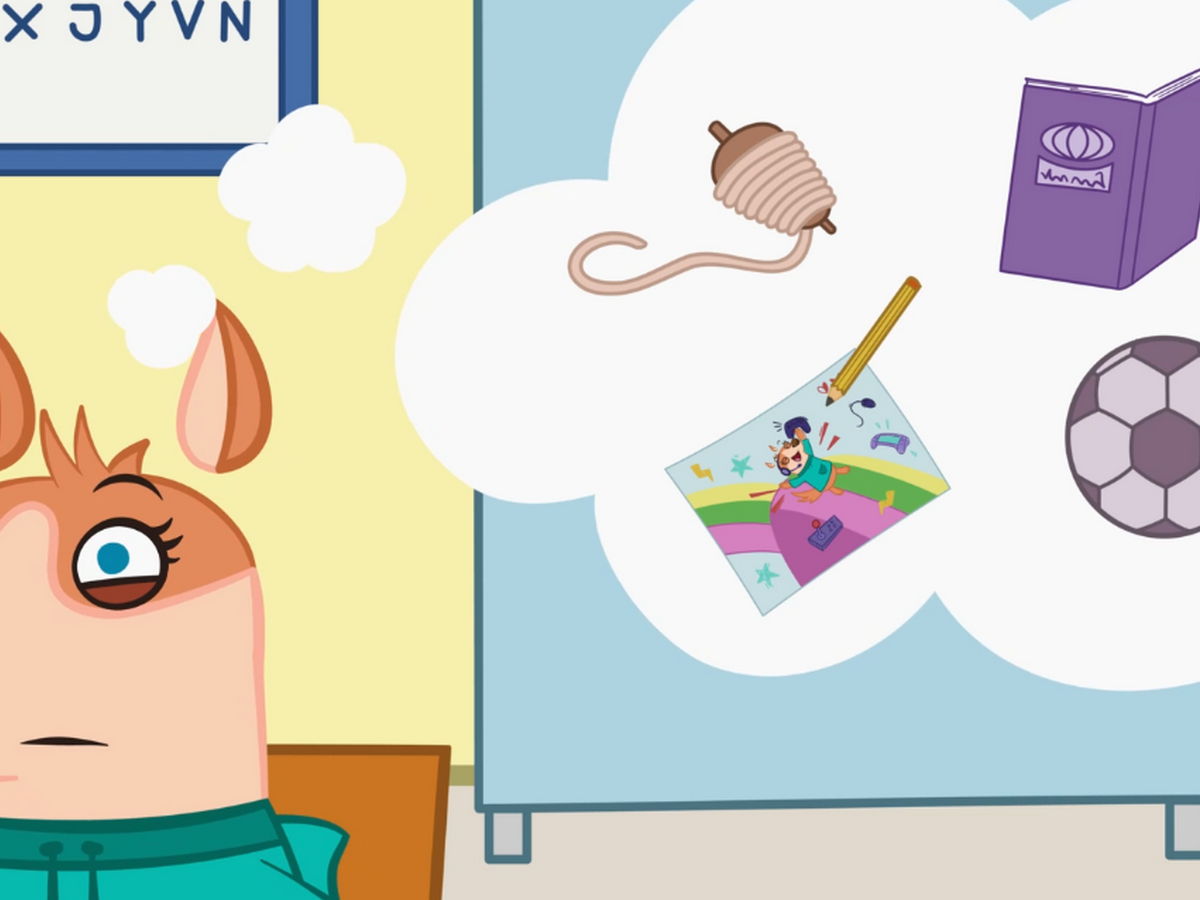 Illustrazione di alternative come leggere, disegnare e giocare a palla.