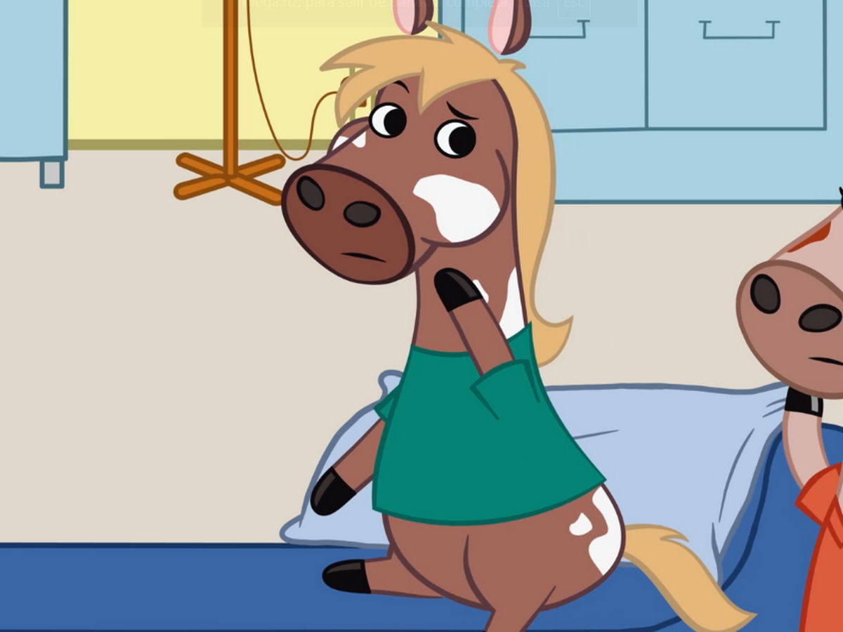 Una bambina con una guancia gonfia.