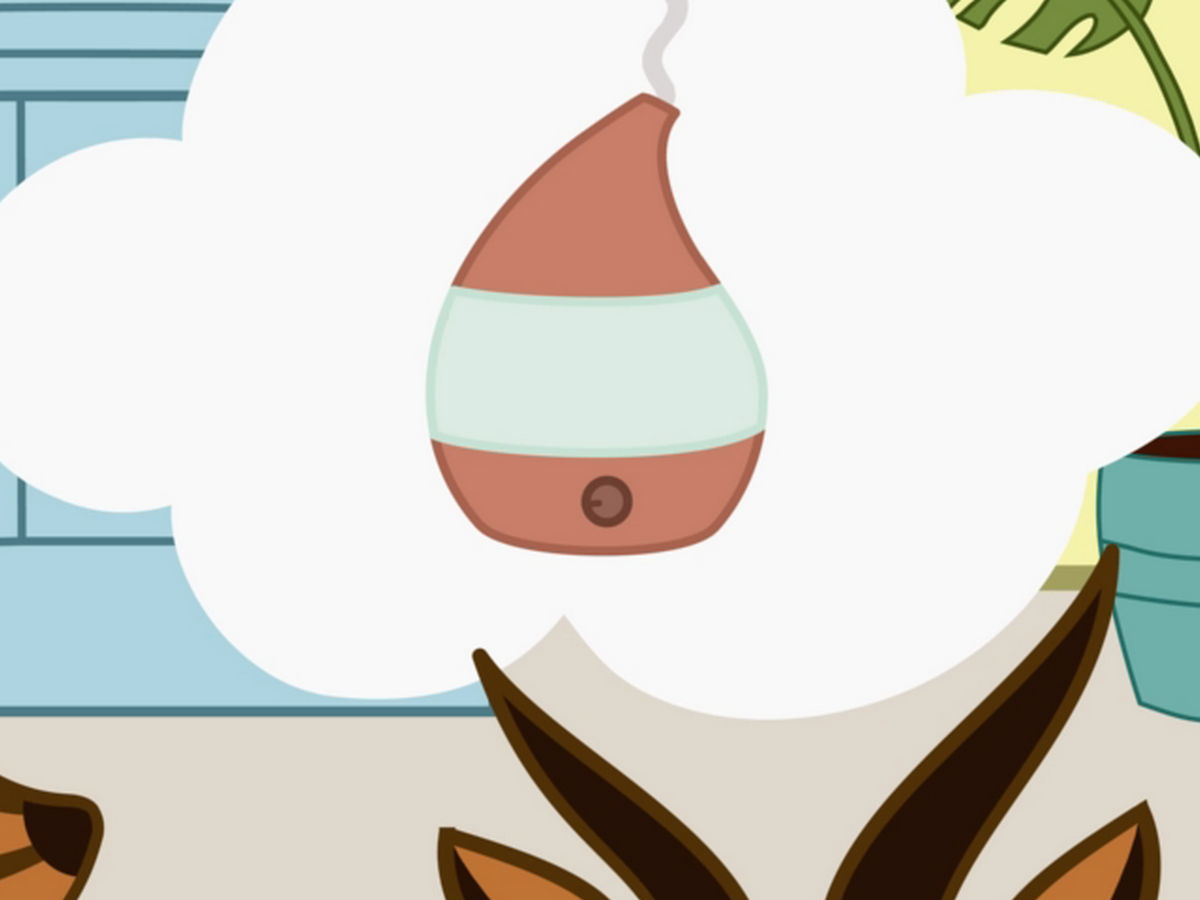 An illustration of a cool-mist humidifier.